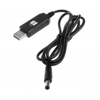 Кабель для роутера 12V від USB павербанка Кабель для роутера 12V від USB павербанка
