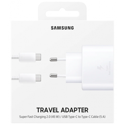 Сетевое зарядное устройство Samsung EP-TA845 45W (Белый) Сетевое зарядное устройство Samsung EP-TA845 45W (Белый)