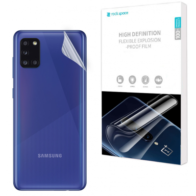 Гидрогелевая пленка Premium Hydrogel для Samsung Galaxy A31 на заднюю крышку (Матовая)