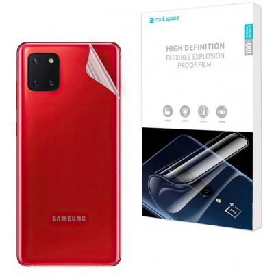 Гидрогелевая пленка Premium Hydrogel для Samsung Galaxy Note 10 Lite на заднюю крышку (Матовая)