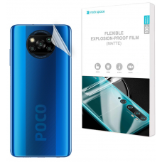 Гидрогелевая пленка Premium Hydrogel для Xiaomi Poco X3 Pro на заднюю крышку (Глянцевая)