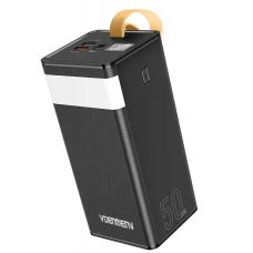 Павербанк 50000mAh DENMEN DP25 c фонариком Черный