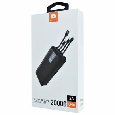 Павербанк 20000 mAh WUW U40 Черный Павербанк 20000 mAh WUW U40 Черный