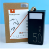 Павербанк 50000mAh MUSTANG MS-355 швидка зарядка та ліхтар 22.5W Чорний