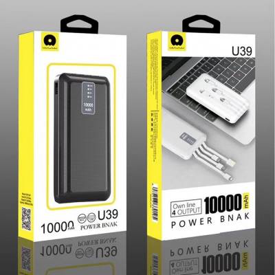 Power Bank WUW U39 10000 mAh Черный Power Bank WUW U39 10000 mAh Черный