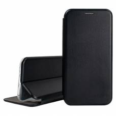 Чехол книжка кожаный Samsung Galaxy Note 20 (Черный)