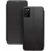 Чехол книжка кожаный Samsung Galaxy A03S (Черный)