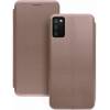 Чохол книжка шкіряна Samsung Galaxy A03S (Рожеве золото)