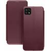 Чехол книжка кожаный Samsung Galaxy A22 5G (Бордовый)