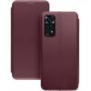 Чехол книжка кожаный Xiaomi Redmi Note 11	 (Бордовый)