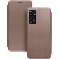 Чехол книжка кожаный Xiaomi Redmi Note 11 (Розовое золото) Чехол книжка кожаный Xiaomi Redmi Note 11 (Розовое золото)
