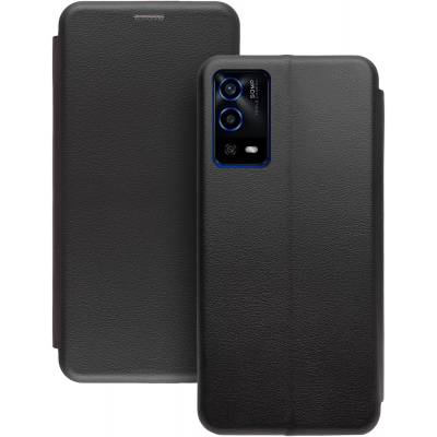 Чехол книжка кожаный Oppo A55	 (Черный)