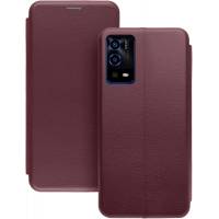 Чохол книжка шкіряна Oppo A55 (Бордовий) Чохол книжка шкіряна Oppo A55 (Бордовий)