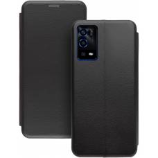 Чехол книжка кожаный Oppo A55	 (Черный)