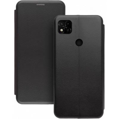 Чехол книжка кожаный Xiaomi Redmi 10A	 (Черный)