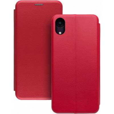Чехол книжка кожаный Samsung Galaxy A03 Core (Красный)
