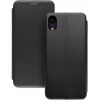 Чехол книжка кожаный Samsung Galaxy A03 Core (Черный) Чехол книжка кожаный Samsung Galaxy A03 Core (Черный)