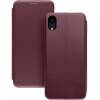 Чохол книжка шкіряна Samsung Galaxy A03 Core (Бордовий)