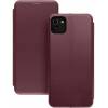 Чехол книжка кожаный Samsung Galaxy A03 (Бордовый)