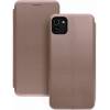 Чехол книжка кожаный Samsung Galaxy A03 (Розовое золото)