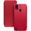 Чехол книжка кожаный ZTE Blade A51	 (Красный)