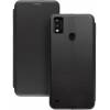Чехол книжка кожаный ZTE Blade A51	 (Черный)