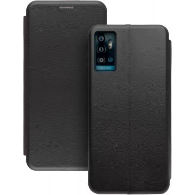 Чехол книжка кожаный ZTE Blade A71	 (Черный)