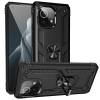 Чехол ударопрочный Serge Ring с магнитным держателем Xiaomi Mi 11 Lite (Черный) Чехол ударопрочный Serge Ring с магнитным держателем Xiaomi Mi 11 Lite (Черный)