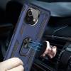 Чехол ударопрочный Serge Ring с магнитным держателем Xiaomi Mi 11 Lite (Синий) Чехол ударопрочный Serge Ring с магнитным держателем Xiaomi Mi 11 Lite (Синий)