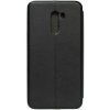 Чехол книжка кожанный Xiaomi Pocophone F1 (Черный) Чехол книжка кожанный Xiaomi Pocophone F1 (Черный)
