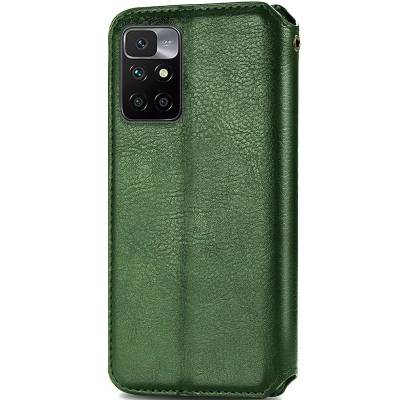Чохол книжка Rhombus Xiaomi Redmi 10 шкіряний (Зелений) Чохол книжка Rhombus Xiaomi Redmi 10 шкіряний (Зелений)