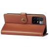 Чохол книжка Clasp Button Xiaomi Redmi 10 шкіряний (Коричневий) Чохол книжка Clasp Button Xiaomi Redmi 10 шкіряний (Коричневий)