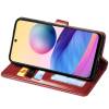 Чохол книжка Clasp Button Xiaomi Redmi 10 шкіряний (Червоний) Чохол книжка Clasp Button Xiaomi Redmi 10 шкіряний (Червоний)
