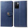 Чохол книжка Clasp Button Xiaomi Redmi 10 шкіряний (Синій)