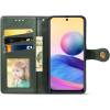 Чехол книжка Clasp Button Xiaomi Redmi 10 кожаный (Зеленый) Чехол книжка Clasp Button Xiaomi Redmi 10 кожаный (Зеленый)