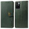 Чохол книжка Clasp Button Xiaomi Redmi 10 шкіряний (Зелений)