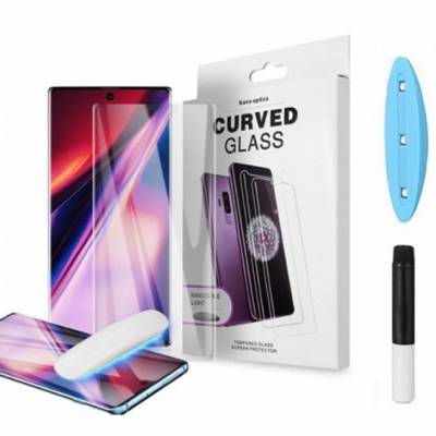 Защитное стекло Samsung Galaxy Note 20 - с ультрафиолетовой лампой