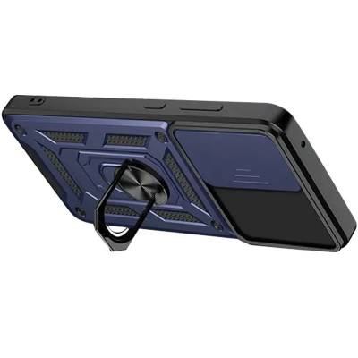 Чехол ударопрочный Serge Ring Camshield Xiaomi 13 Lite (Синий) Чехол ударопрочный Serge Ring Camshield Xiaomi 13 Lite (Синий)