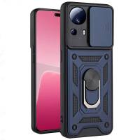 Чехол ударопрочный Serge Ring Camshield Xiaomi 13 Lite (Синий) Чехол ударопрочный Serge Ring Camshield Xiaomi 13 Lite (Синий)