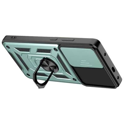 Чехол ударопрочный Serge Ring Camshield Xiaomi 13 Lite (Зеленый) Чехол ударопрочный Serge Ring Camshield Xiaomi 13 Lite (Зеленый)