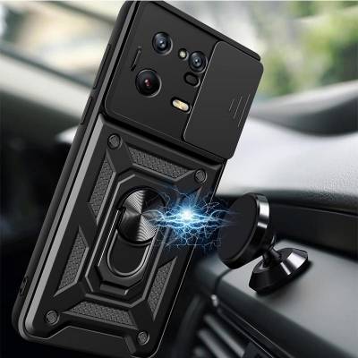 Чехол ударопрочный Serge Ring Camshield Xiaomi 13 Pro (Черный) Чехол ударопрочный Serge Ring Camshield Xiaomi 13 Pro (Черный)