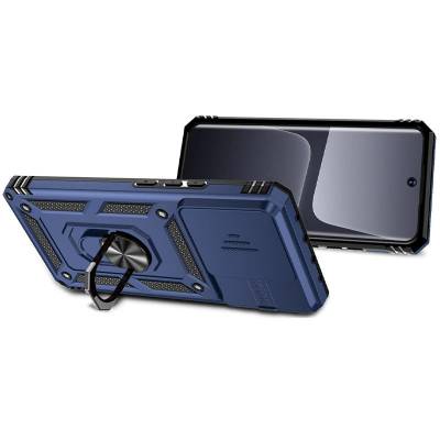 Чехол ударопрочный Serge Ring Camshield Xiaomi 13 Pro (Синий) Чехол ударопрочный Serge Ring Camshield Xiaomi 13 Pro (Синий)