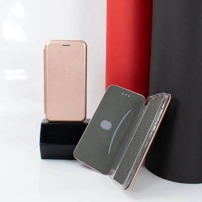 Чехол книжка кожаный Xiaomi 13T Pro (Розовое золото) Чехол книжка кожаный Xiaomi 13T Pro (Розовое золото)
