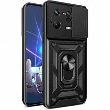 Чехол ударопрочный Serge Ring Camshield Xiaomi 13 Pro (Черный)