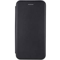 Чехол книжка кожаный Xiaomi Redmi 12 (Черный) Чехол книжка кожаный Xiaomi Redmi 12 (Черный)