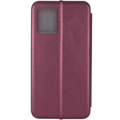 Чехол книжка кожаный Xiaomi Redmi 12 (Бордовый) Чехол книжка кожаный Xiaomi Redmi 12 (Бордовый)