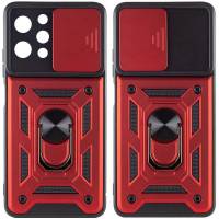 Чехол ударопрочный Serge Ring Camshield Xiaomi Redmi 12 (Красный) Чехол ударопрочный Serge Ring Camshield Xiaomi Redmi 12 (Красный)