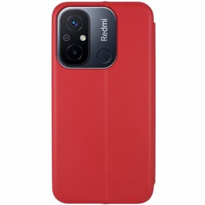 Чохол книжка шкіряна Xiaomi Redmi 12C (Червоний) Чохол книжка шкіряна Xiaomi Redmi 12C (Червоний)