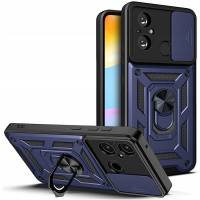 Чохол удароміцний Serge Ring Camshield з магнітним утримувачем Xiaomi Redmi 12C (Синій) Чохол удароміцний Serge Ring Camshield з магнітним утримувачем Xiaomi Redmi 12C (Синій)