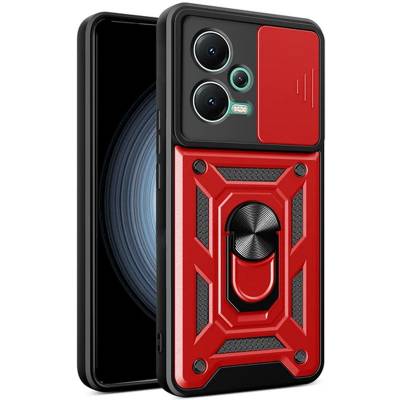 Чехол ударопрочный Serge Ring Camshield Poco X5 Pro (Зеленый)